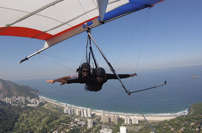 Voo de Asa delta no Rio de Janeiro