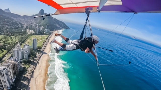 Melhor escolha do mundo Voar de Asa Delta no Rio de Janeiro